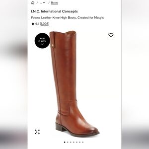 I.N.C. International Concepts Fawne Knee High Boots